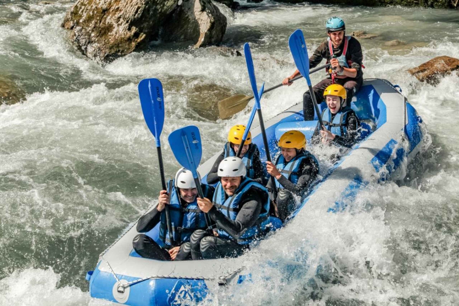 Samoëns: spływ pontonowy w Alpach Francuskich