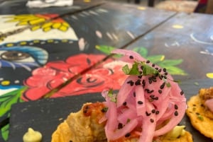 San José del Cabo:Degustación de Tacos y Tostadas Alma de México