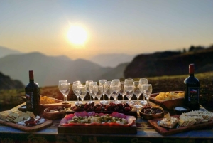 Santiago: Cordillera-solnedgangstur med transport og picnic