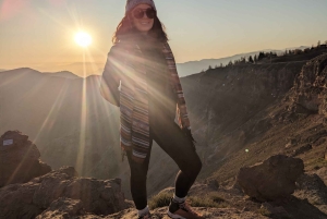 Santiago: Cordillera-solnedgangstur med transport og picnic