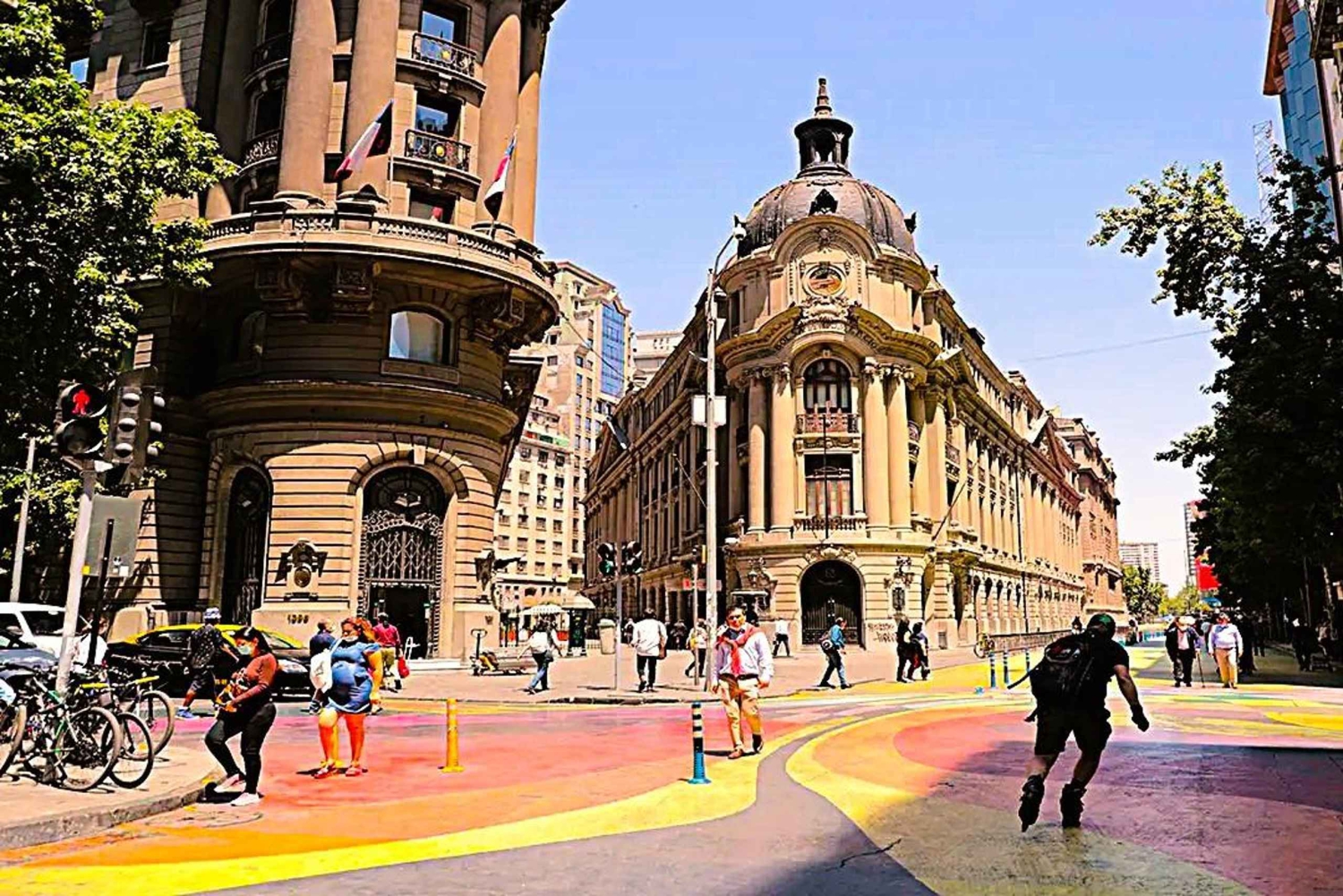 Santiago: privérondleiding door de stad met ritje in de kabelbaan