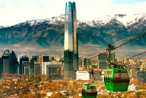 Santiago: privérondleiding door de stad met ritje in de kabelbaan