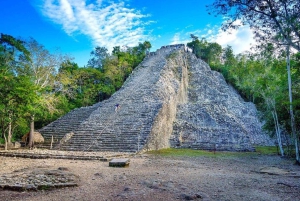 Archeologische site Tulum vanuit Playa del Carmen