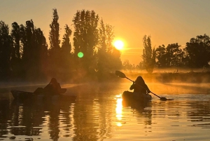 Xochimilco : lever du soleil en kayak à Mexico