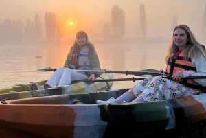 Xochimilco : lever du soleil en kayak à Mexico