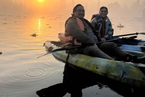 Xochimilco : lever du soleil en kayak à Mexico