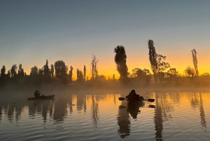 Xochimilco : lever du soleil en kayak à Mexico