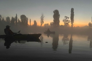 Xochimilco : lever du soleil en kayak à Mexico