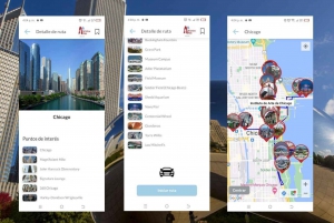 App Chicago: tours guiados por você mesmo com guias de turismo multilíngues