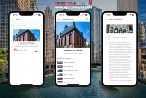 Architectuur Chicago zelfsturende app met audiogids