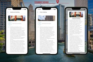 Arkitektur Chicagos selvguidende app med audioguide
