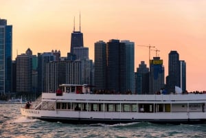 Chicago : 1,5 heure de croisière panoramique sur le lac au coucher du soleil