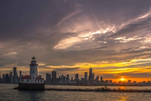 Chicago: 1,5 uur panoramische boottocht bij zonsondergang