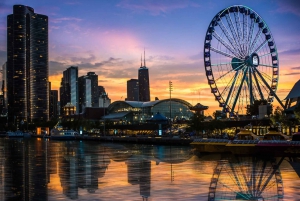 Chicago: 1,5 timmars naturskön kryssning i solnedgången