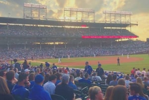 Chicago: Chicago Cubs baseballspillbillett på Wrigley Field