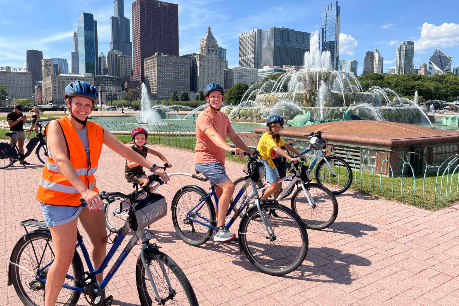 Chicago: Tour gastronómico familiar en bicicleta por el centro de la ciudad con visitas turísticas