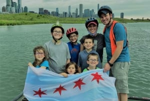 Chicago: Tour gastronómico familiar en bicicleta por el centro de la ciudad con visitas turísticas