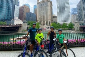 Chicago: Downtown Family Food Tour på sykkel med sightseeing