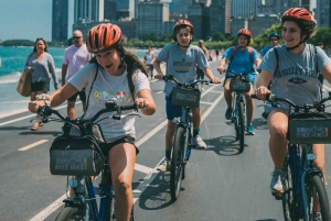Chicago: Excursão gastronômica familiar no centro da cidade de bicicleta com passeios turísticos