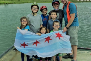 Chicago: Tour gastronómico familiar en bicicleta por el centro de la ciudad con visitas turísticas