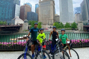 Chicago: Tour gastronómico familiar en bicicleta por el centro de la ciudad con visitas turísticas