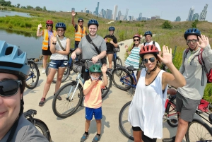 Chicago: Tour gastronómico familiar en bicicleta por el centro de la ciudad con visitas turísticas