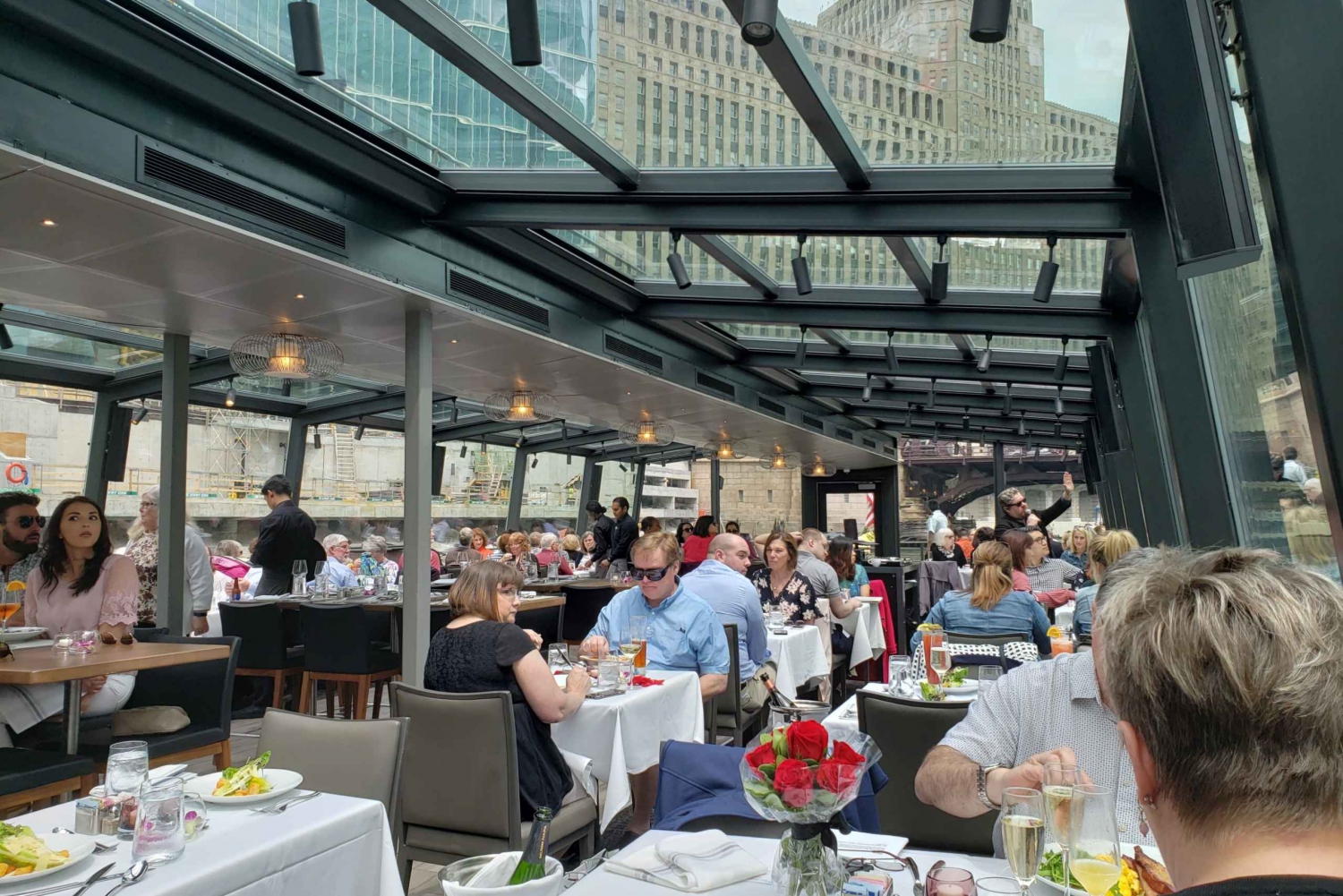 Chicago: gastronomische brunch, lunch of diner riviercruise