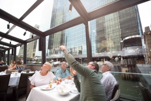 Chicago: Crociera fluviale con Brunch, Pranzo o Cena Gourmet