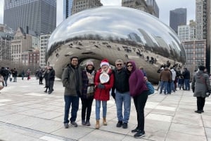 Chicago: tour guidato a piedi delle vacanze e degustazione di cibo