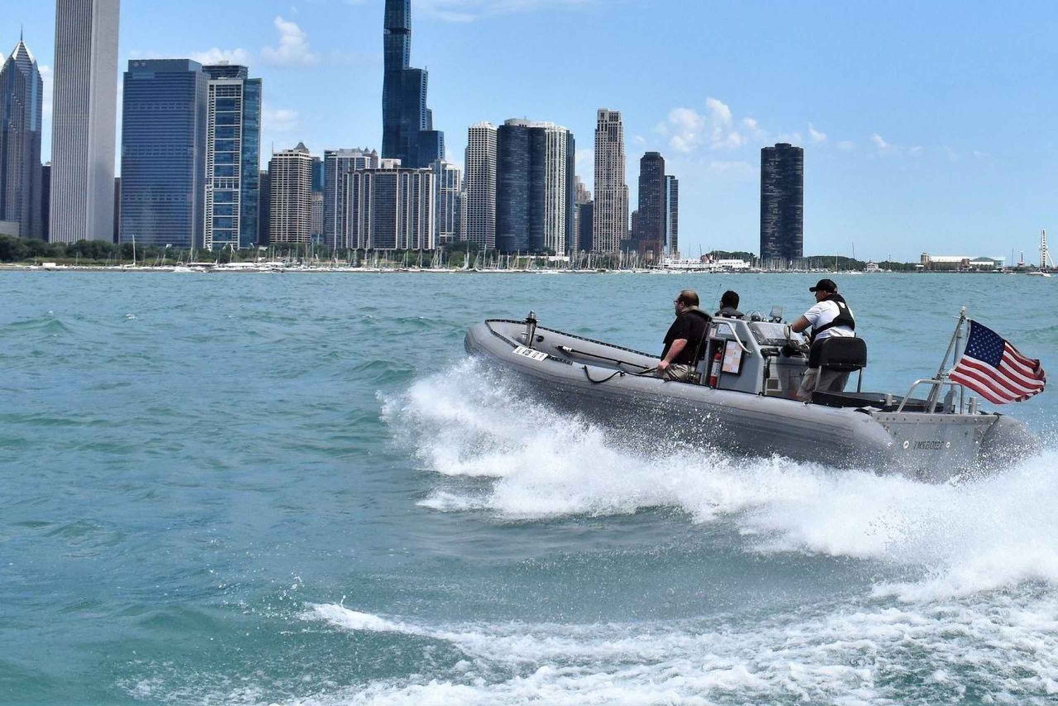 Chicago: Tour por el lago y el río en un barco semirrígido