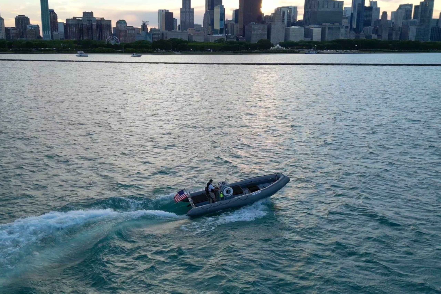 Chicago: Tour por el lago y el río en un barco semirrígido