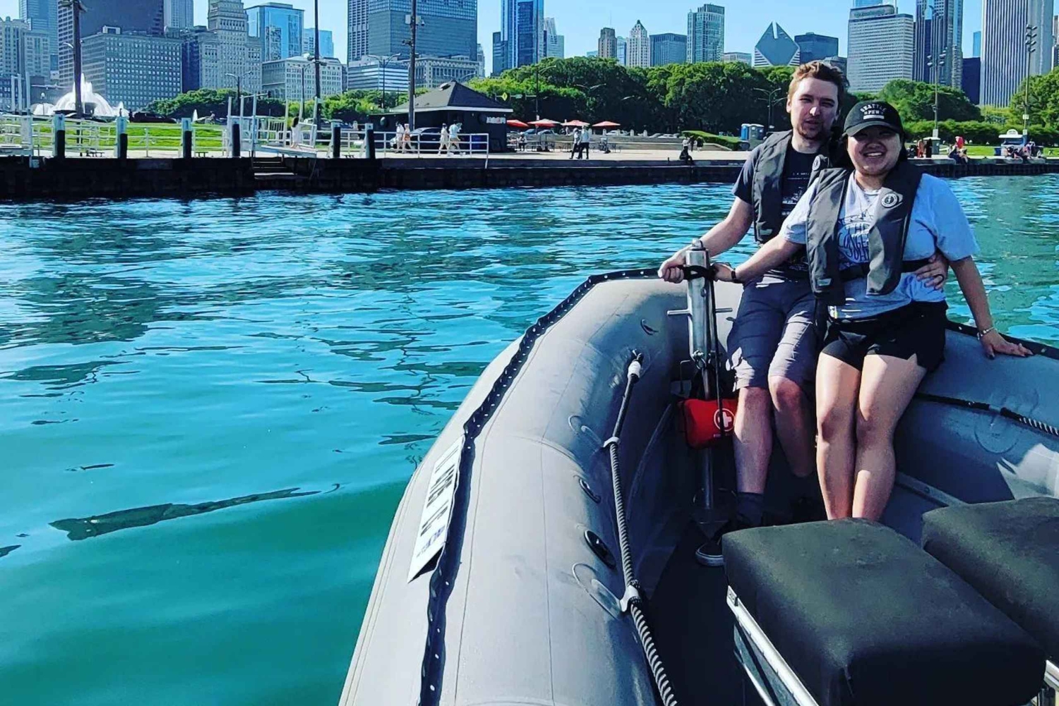 Chicago: Tour por el lago y el río en un barco semirrígido