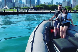 Chicago: Tour por el lago y el río en un barco semirrígido