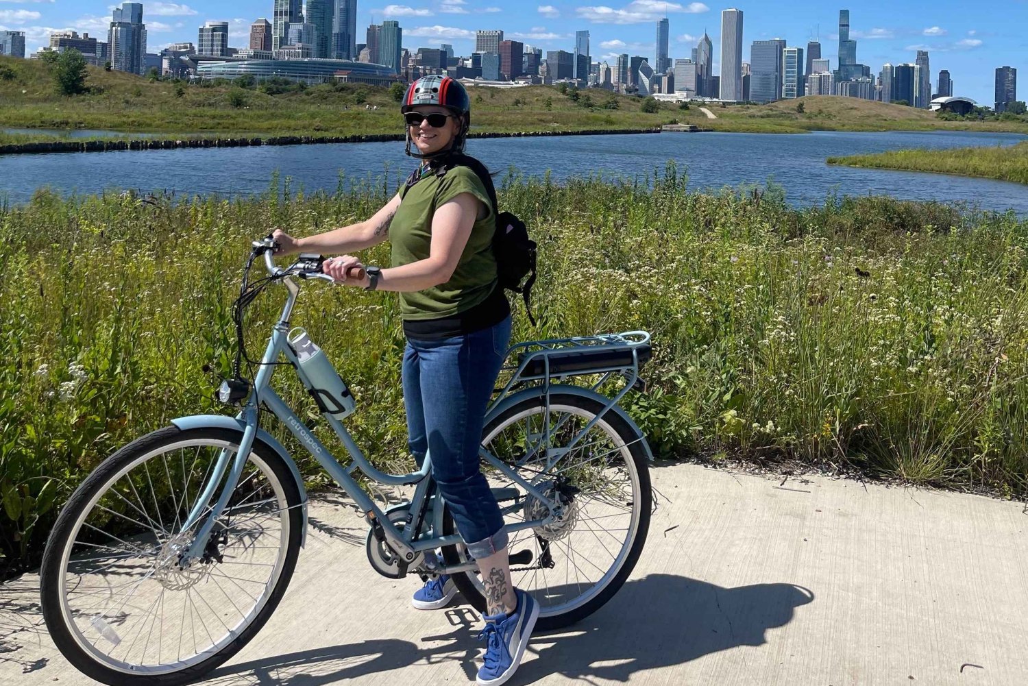 Chicago: E-Bike-Tour entlang der Uferpromenade, durch Parks und zu Museen