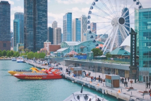 Chicagos strandpromenad: Åktur med motorbåten Seadog