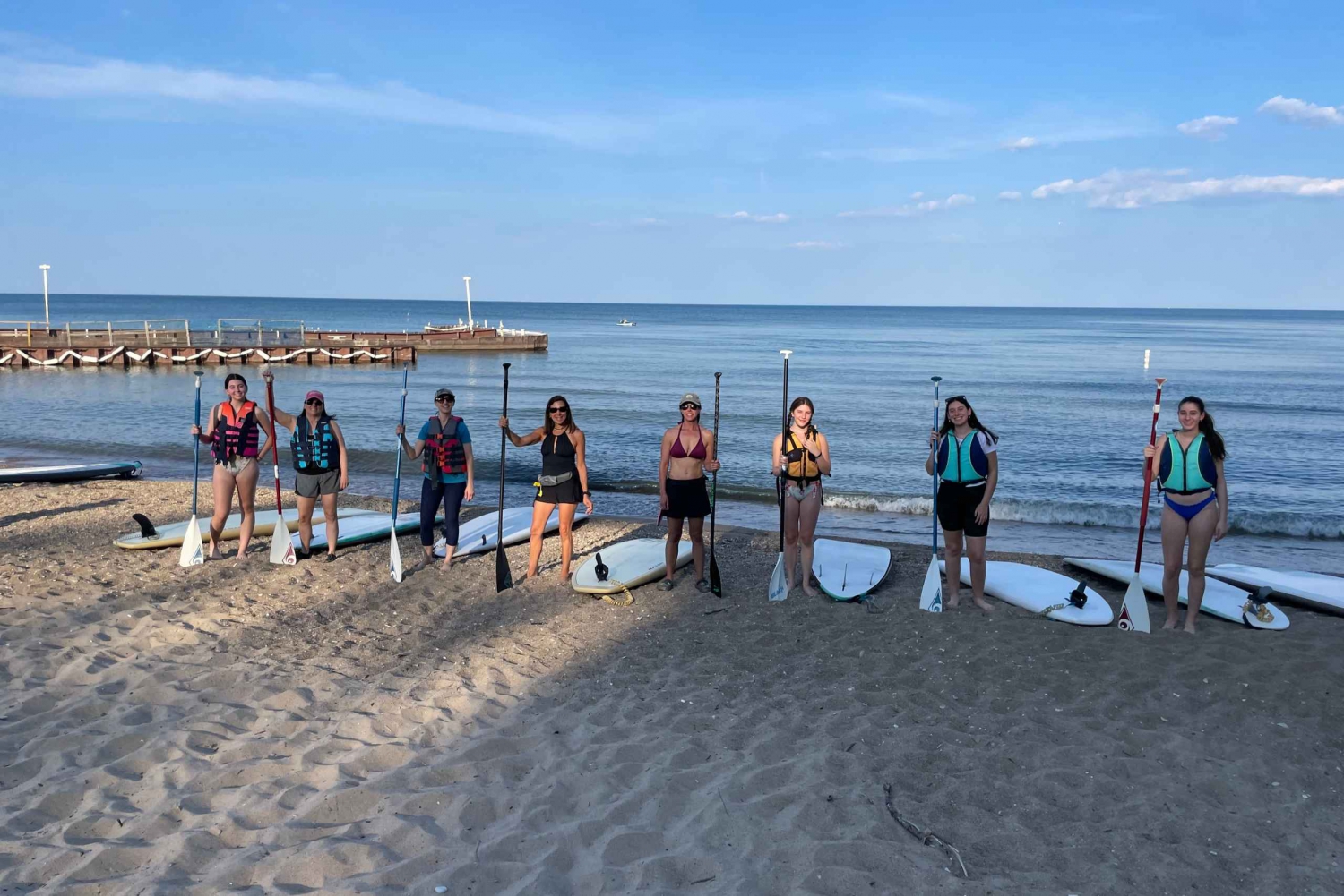 Aulas e passeio de stand up paddle em Chicago e North Shore