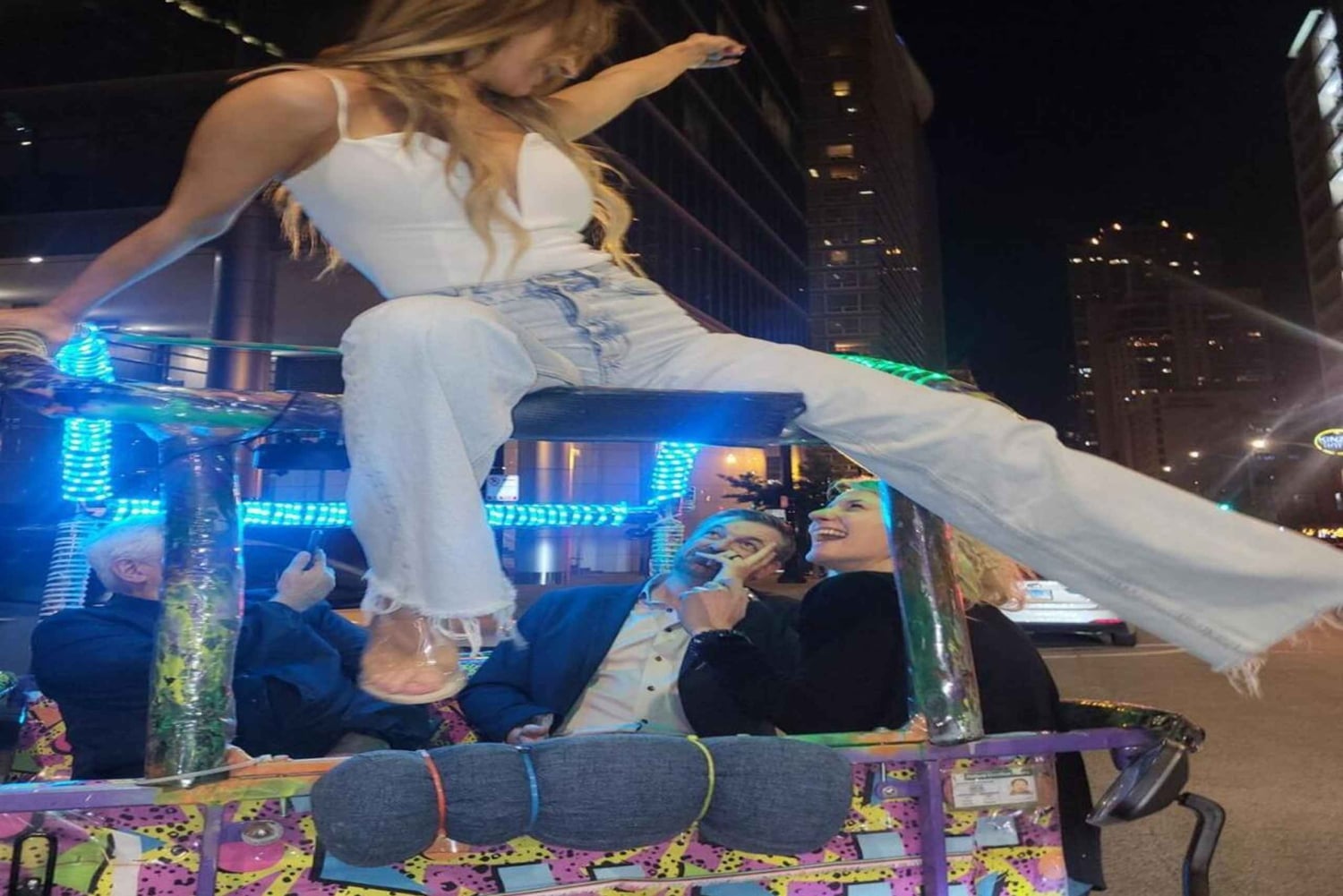 Чикаго: Экскурсия на педикэбе с музыкой и достопримечательностями