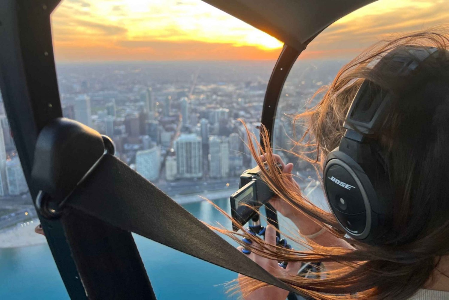 Chicago: Privat helikoptertur över Chicagos skyline