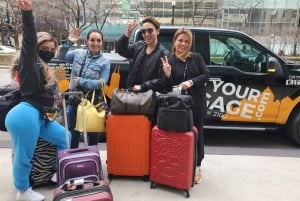 Chicago: Bagageleverans och bagageförvaring samma dag till/från flygplatsen