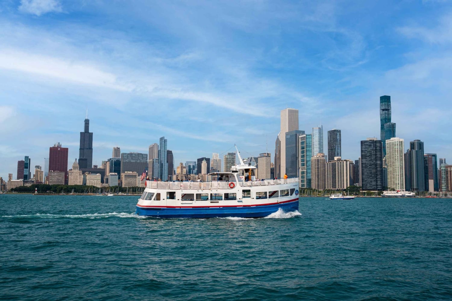 Chicago: crociera lungo la costa del lago Michigan con vista sullo skyline