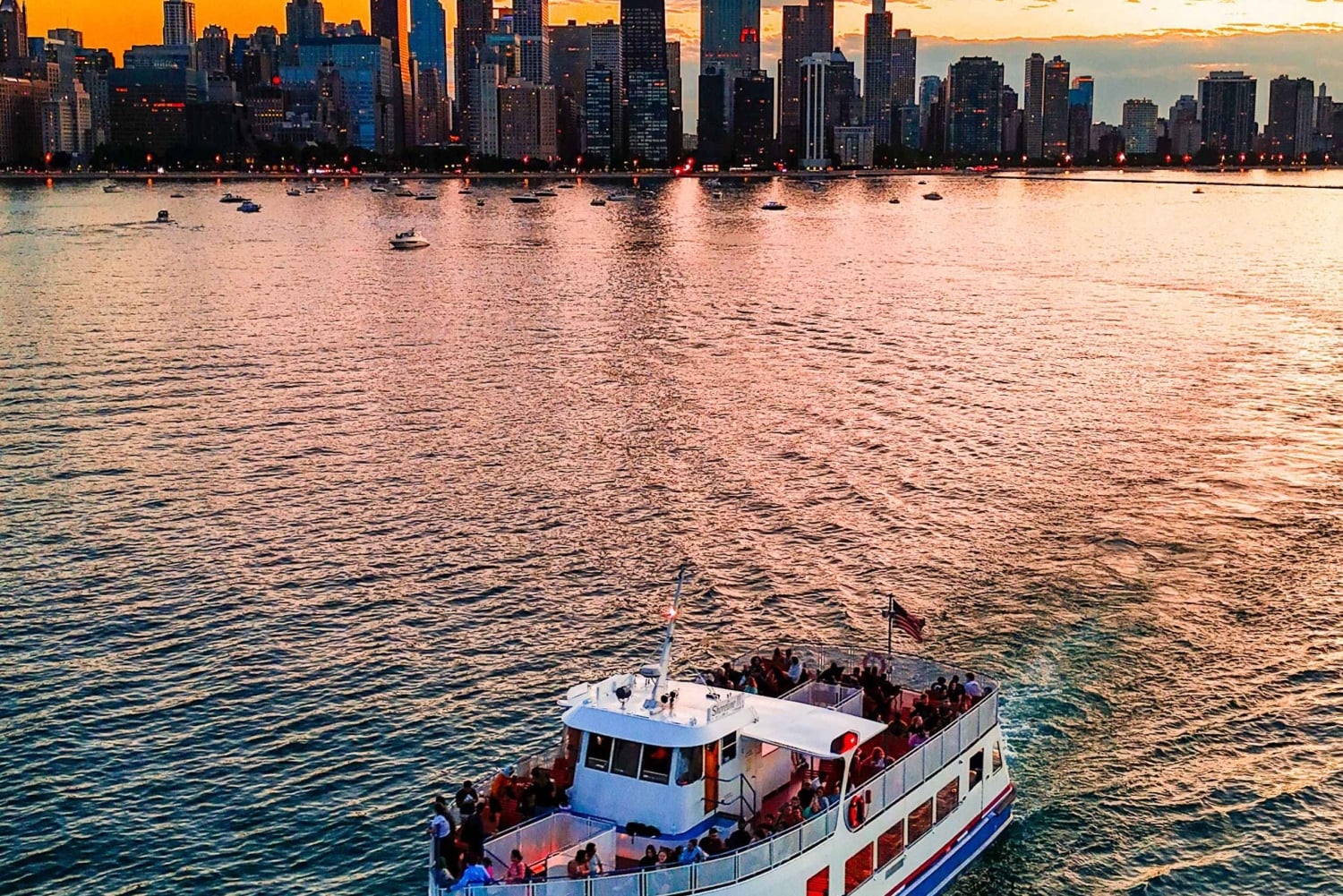 Chicago: crociera lungo la costa del lago Michigan con vista sullo skyline
