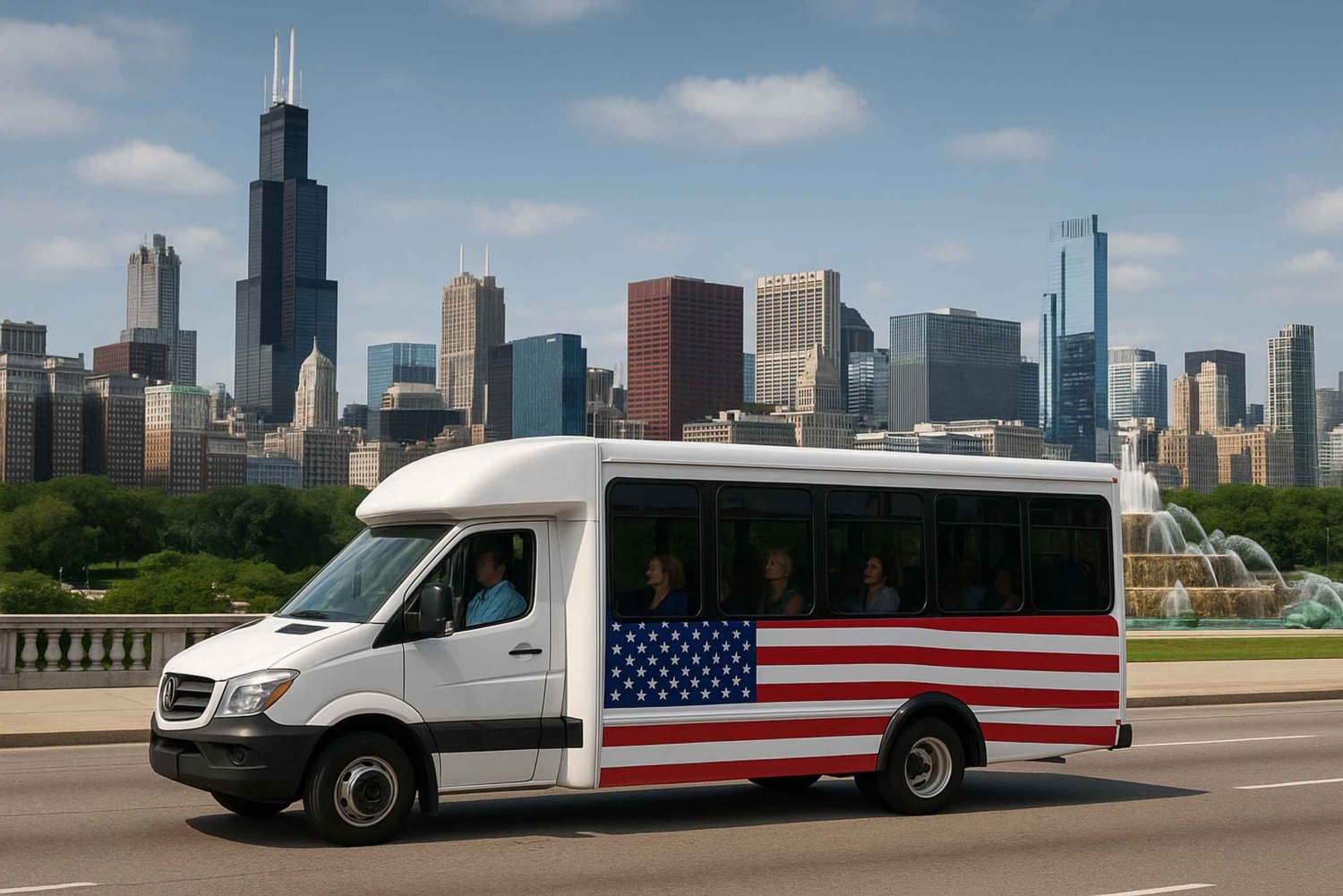 Chicago: Small-Group Minibus Tour with Guide