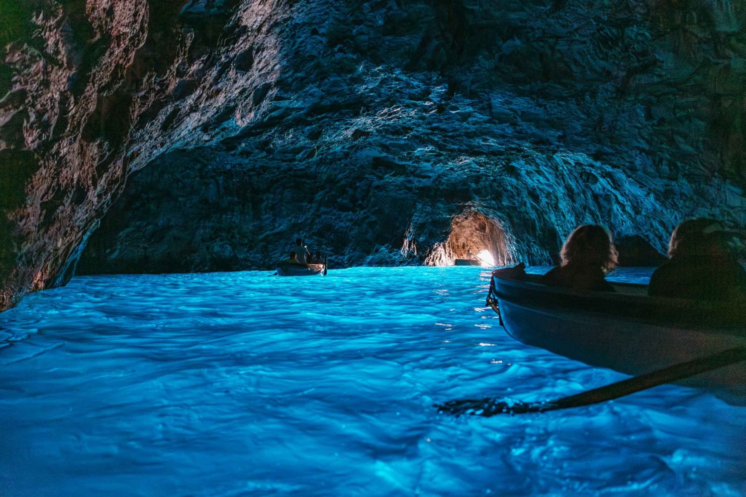 Fra Sorrento: Båttur til Capri med besøk i Den blå grotten