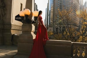 Chicago: Luksus privat fotoshoot med flygende kjole 2 steder