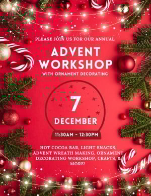 Advent Workshop With Ornament Decorating