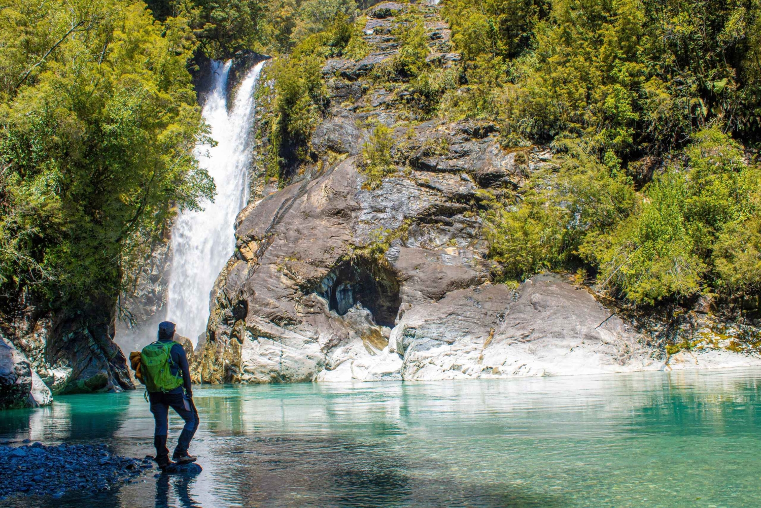 Río Blanco Waterfall Hike, Hornopirén National Park, Northern Patagonia