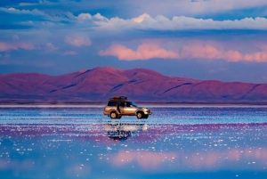 3D Tour Salar Uyuni-Lagunas Colores +Sonnenuntergang+Spiegeleffekt