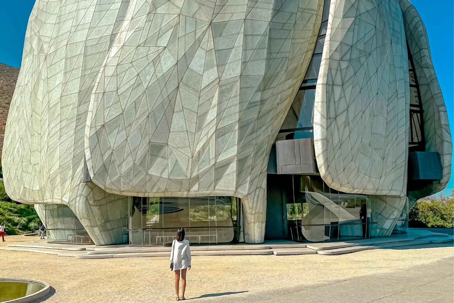 Temple Bahá'i et vignoble Cousiño Macul