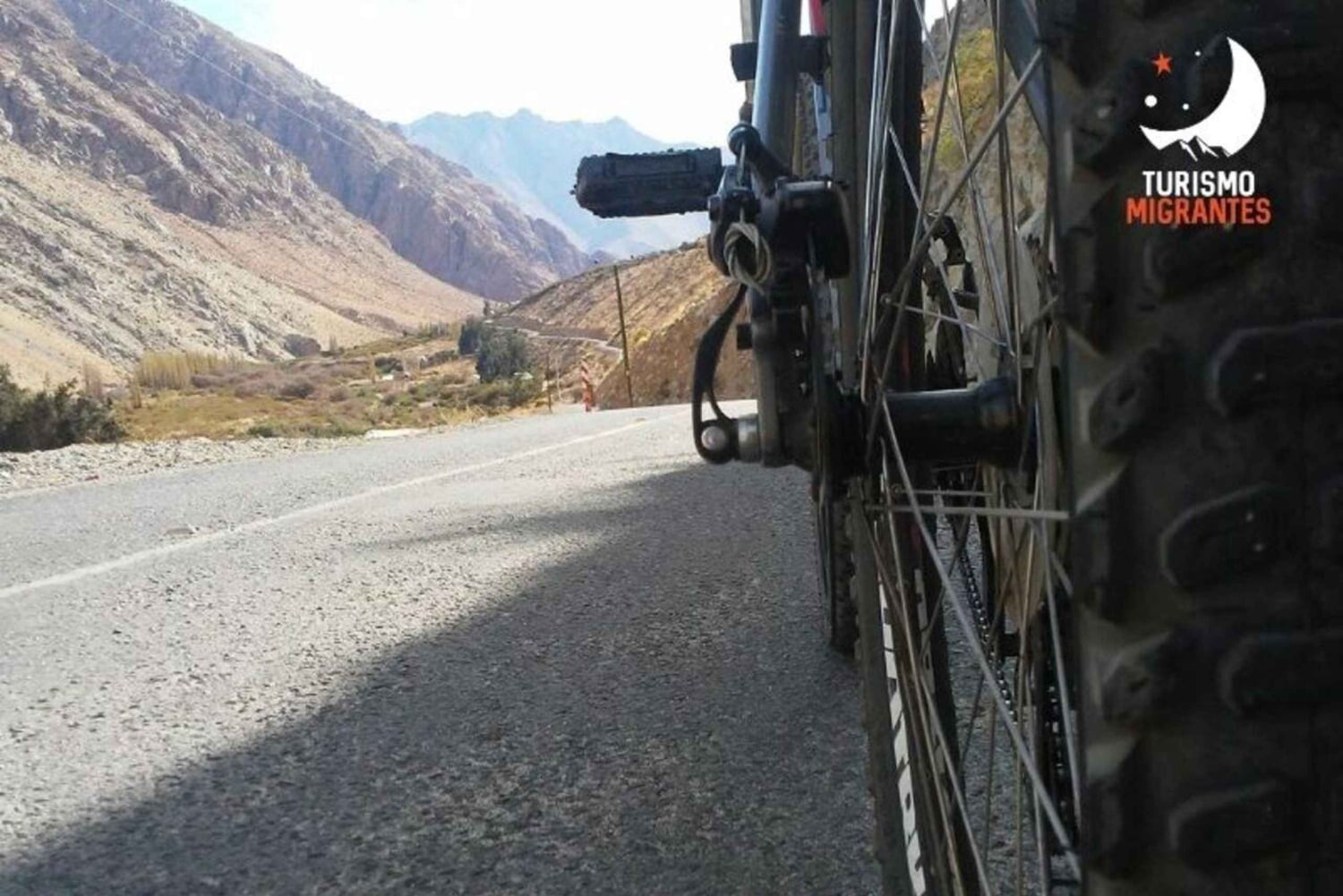 Passeio de bicicleta, vilas de Elqui