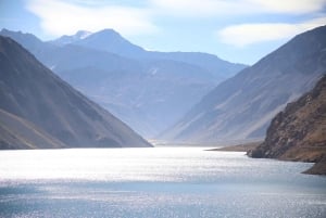 Cajón del Maipo, réservoir El Yeso et Casa de Chocolate avec pique-nique